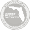 A badge for membership as a certified roofing contractor in Florida